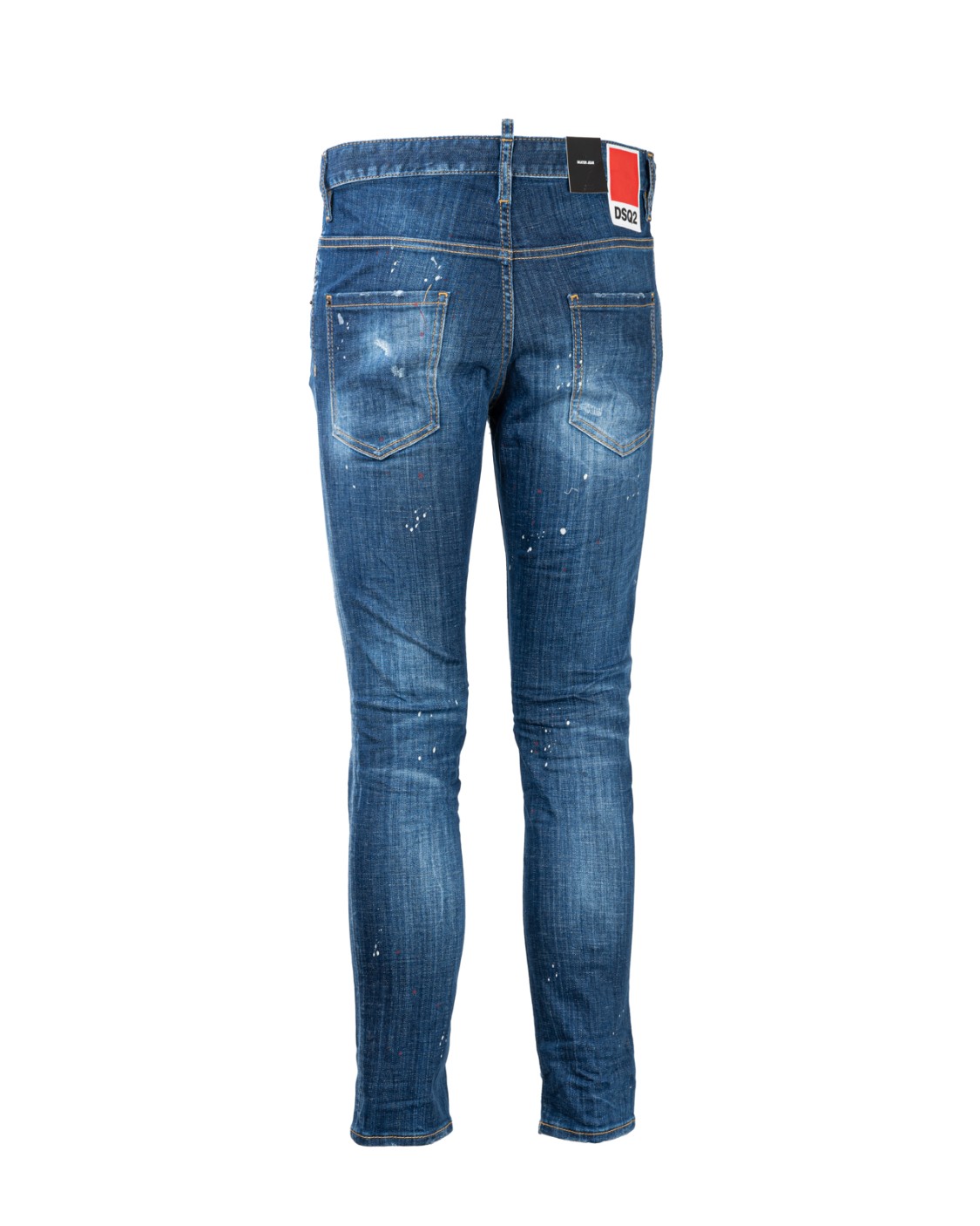 shop DSQUARED2  Jeans: Dsquared2 jeans in denim di cotone.
Vestibilità skinny.
Lavaggio used.
Modello cinque tasche.
Chiusura con bottoni coperti.
Label logata sulla patta.
Loop sul retro.
Composizione: 100% Cotone.
Fabbricato in Italia.. LB1331 S30342-470 number 7037840